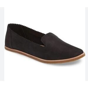 NEW UGG Vista‎ Slip-on Flat in Black Women’s Nubuck Leather Sz 11 Driving loafer